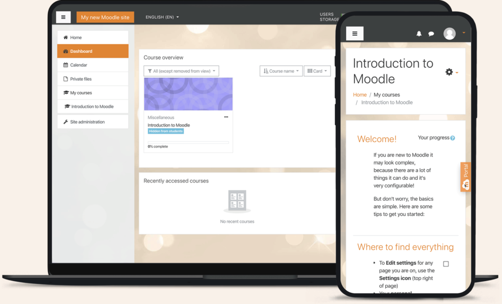 Moodle is a Learning Platform 