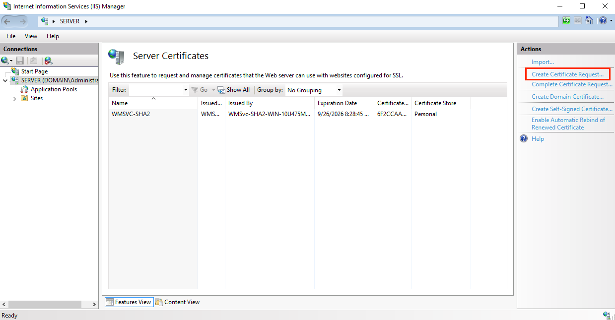 ssl - CSR-2-HEBERGEMEUR WEB