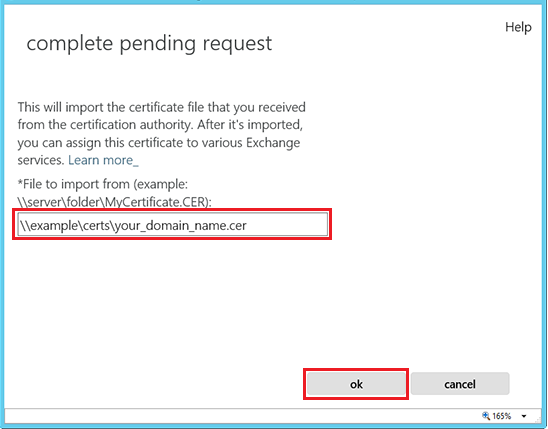 ssl-for-exchange-server-pending-request