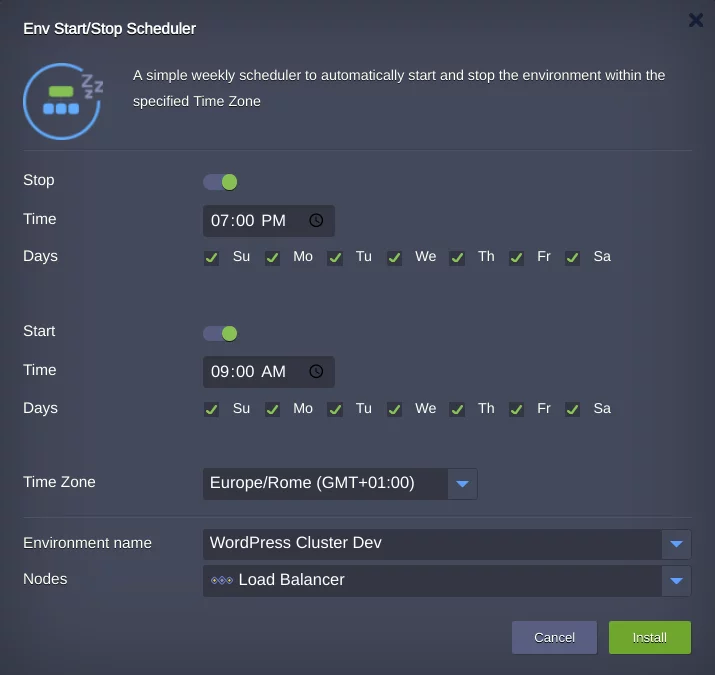3-start-stop-Scheduling