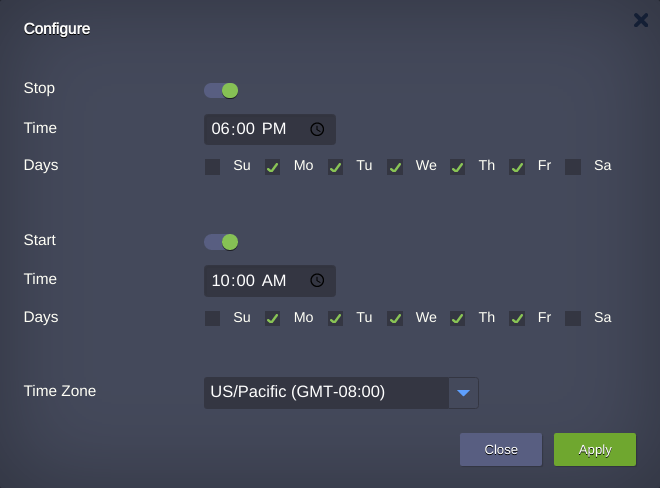 6-start-stop-Scheduling