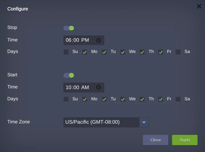 6-start-stop-Scheduling